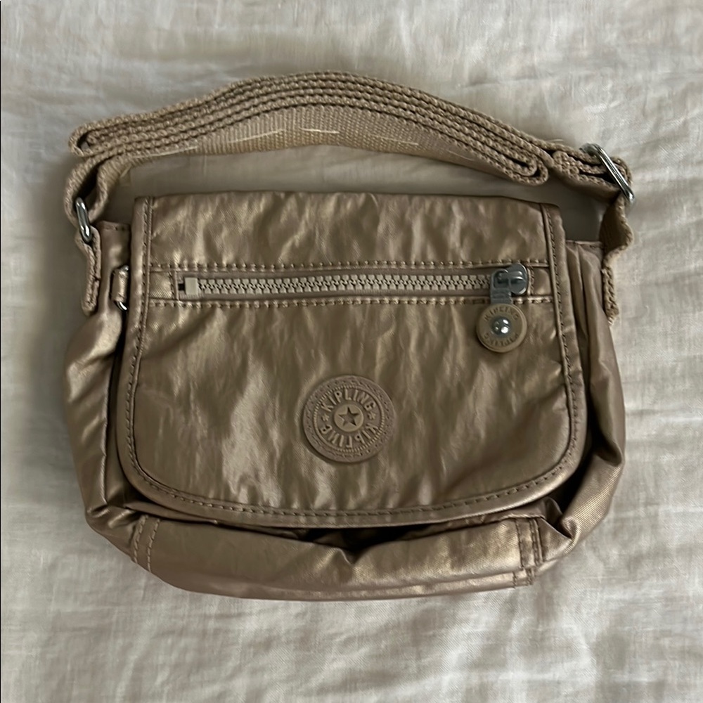 Kipling Gold Crossbody Bag